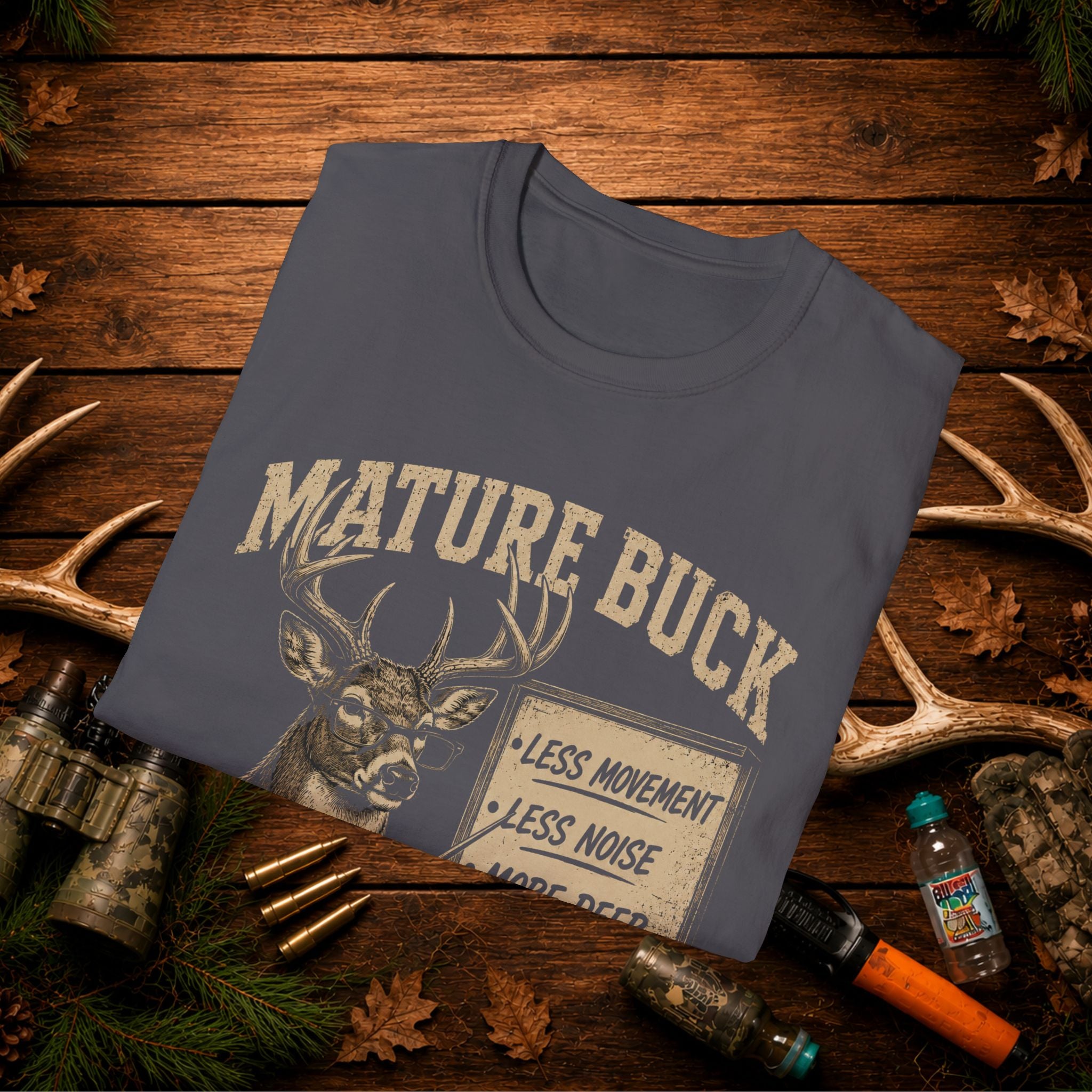Mature Buck Educator T-Shirt — Funny Deer Hunting Tee