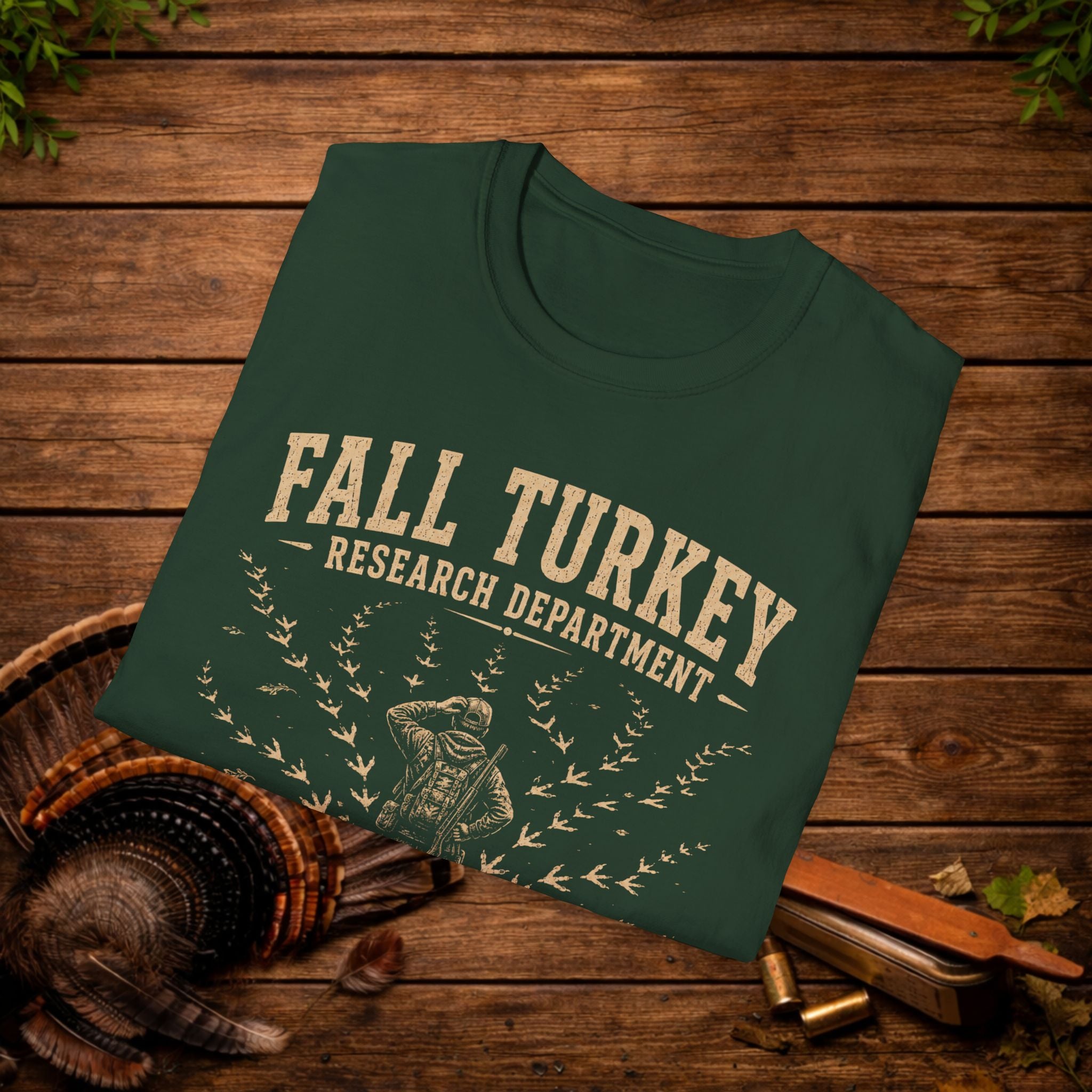 Fall Turkey Research Department T-Shirt | Funny Thanksgiving Tee | Wild Wonderful Wear