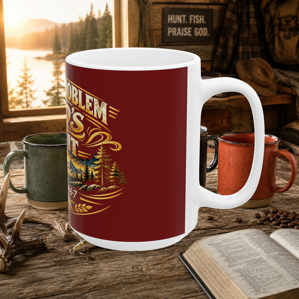 Not My Problem — God’s Got It Ceramic Mug (Philippians 4:6-7)