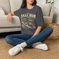 The Fall Run Fishing T-Shirt — Vintage Trout Design