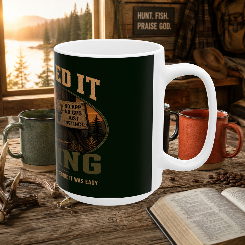 Hunting Mug — "Called to the Outdoors" Ceramic Coffee Cup (11oz/15oz)