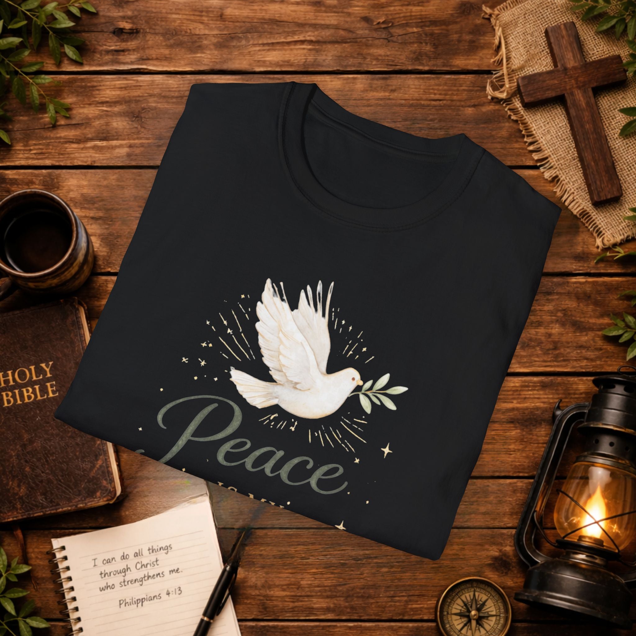 Peace Is My Inheritance T-Shirt — Dove Faith Inspirational Tee