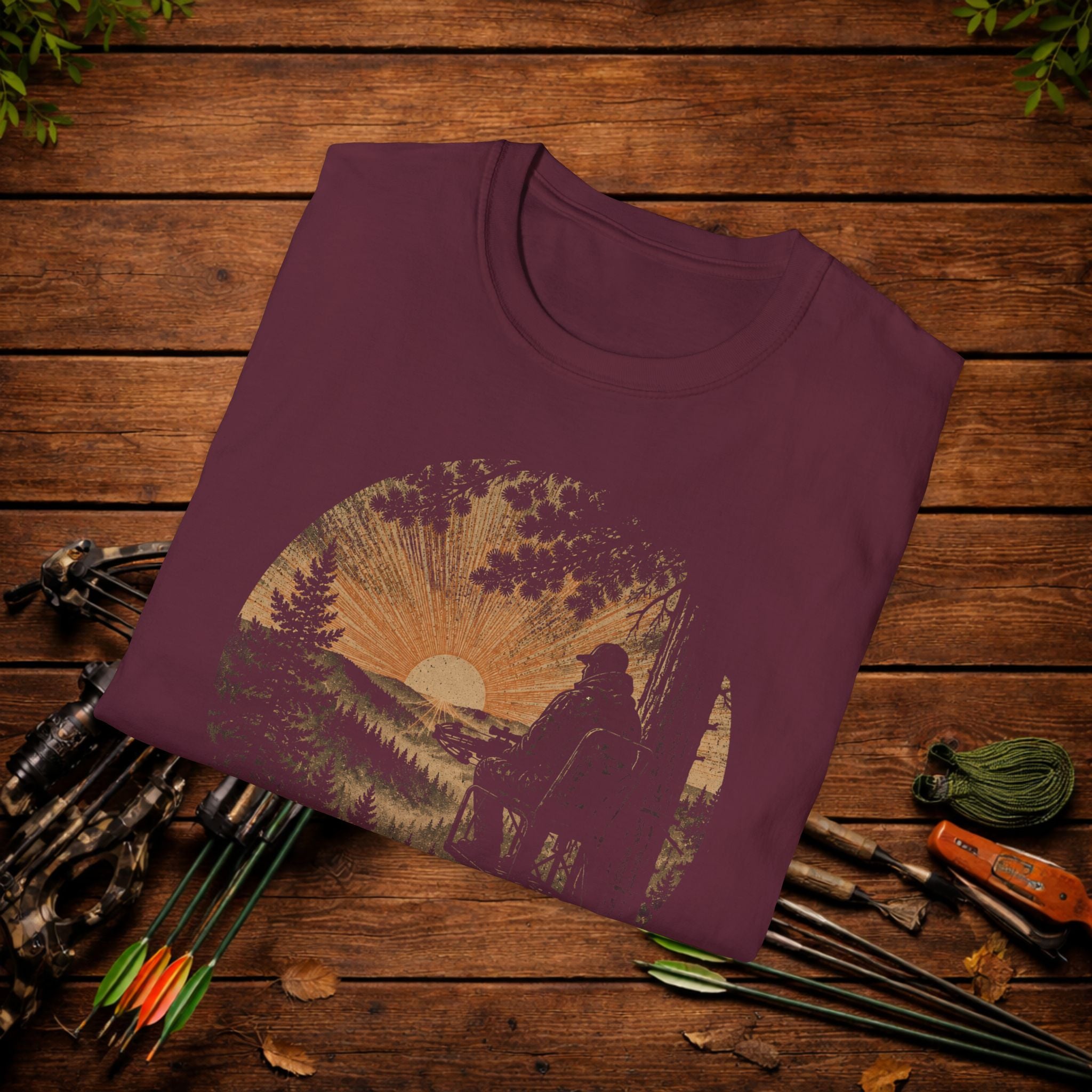 Crossbow & Cold Mornings Hunting T-Shirt