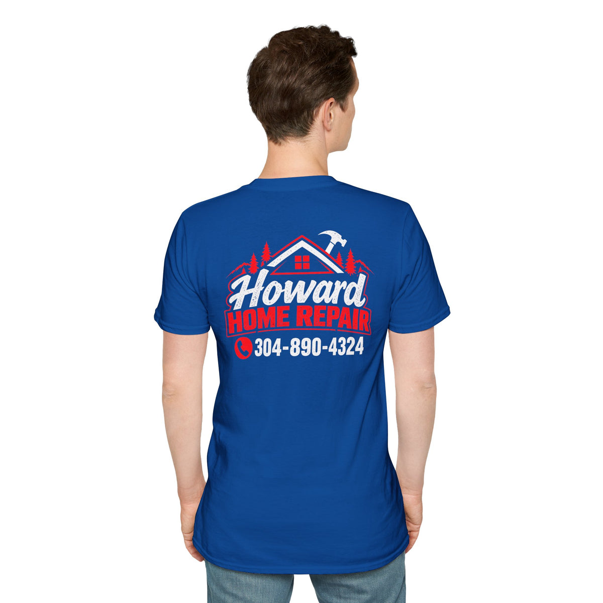 Home Repair T-Shirt — Howard Home Repair Logo & Phone Number
