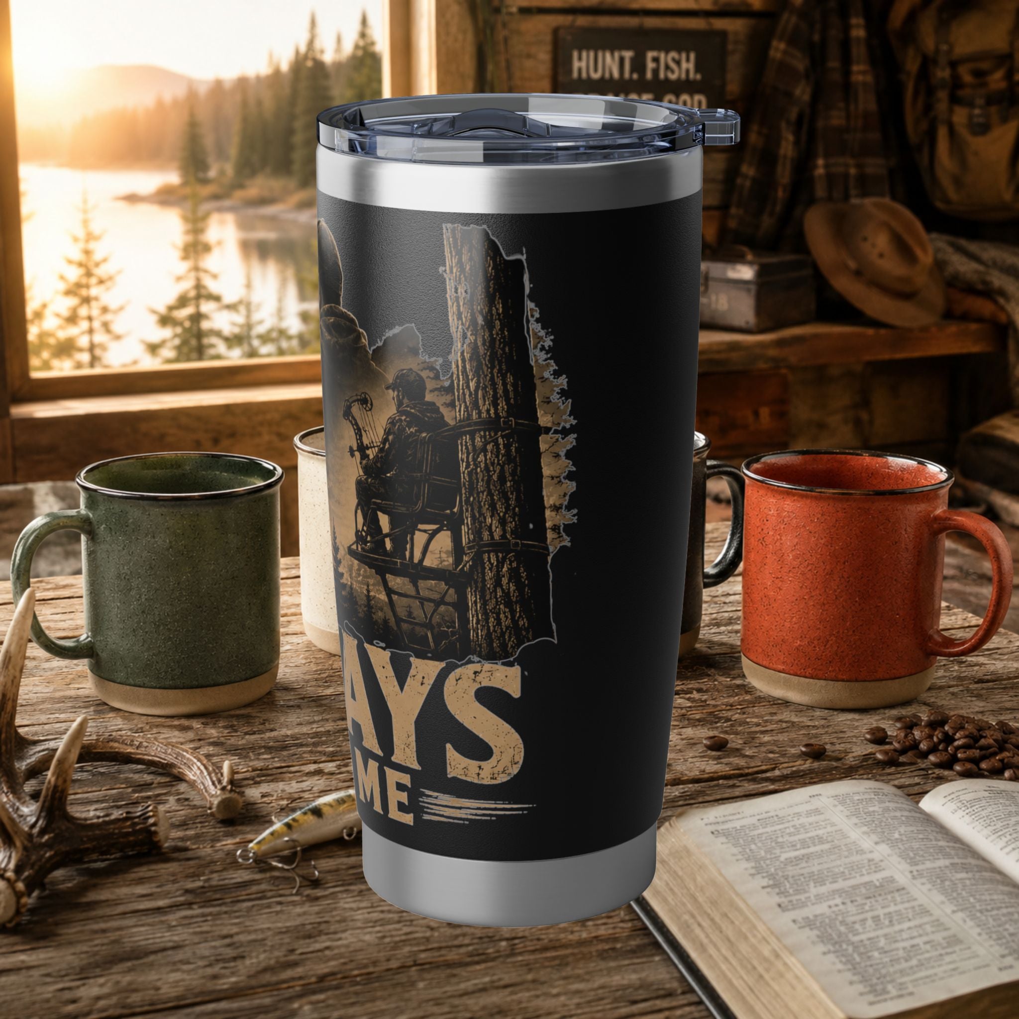 Always With Me 20oz Insulated Tumbler – Outdoor Adventure Travel Cup
