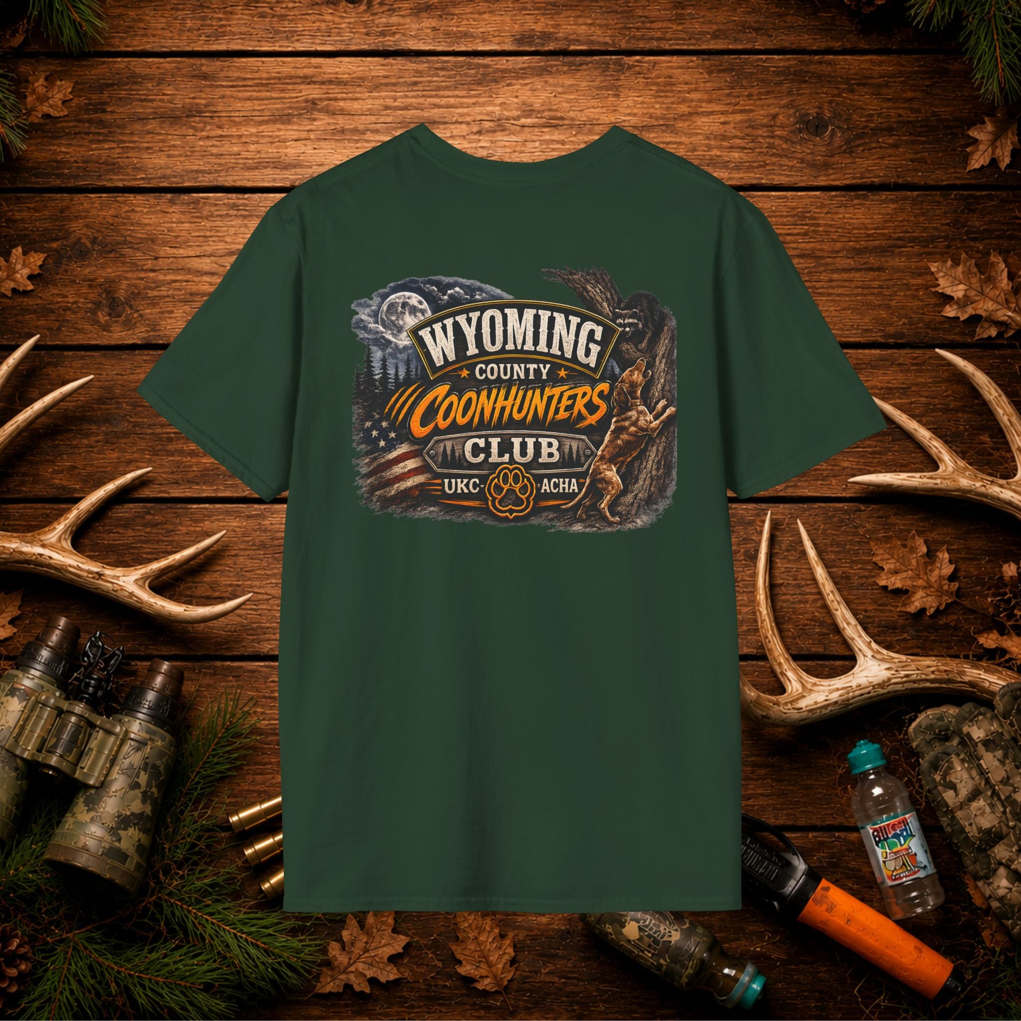 Wyoming county coonhunters club banner