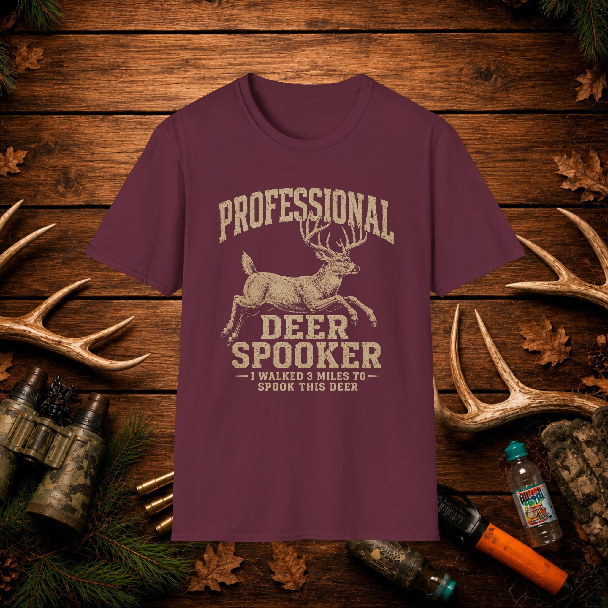 Professional Deer Spooker T-Shirt — Funny Hunting Shirt for Outdoorsmen