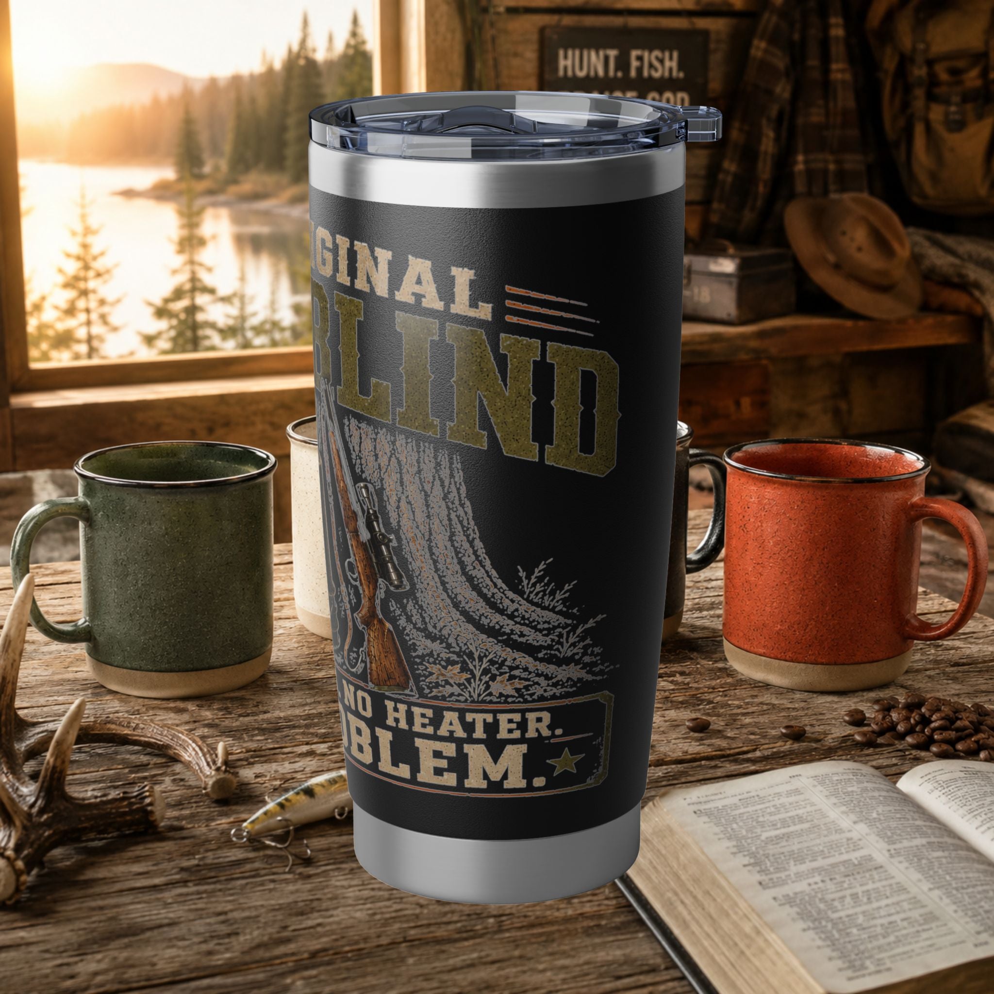 Vagabond 20oz Tumbler — Rustic Hunting & Outdoors Insulated Travel Mug