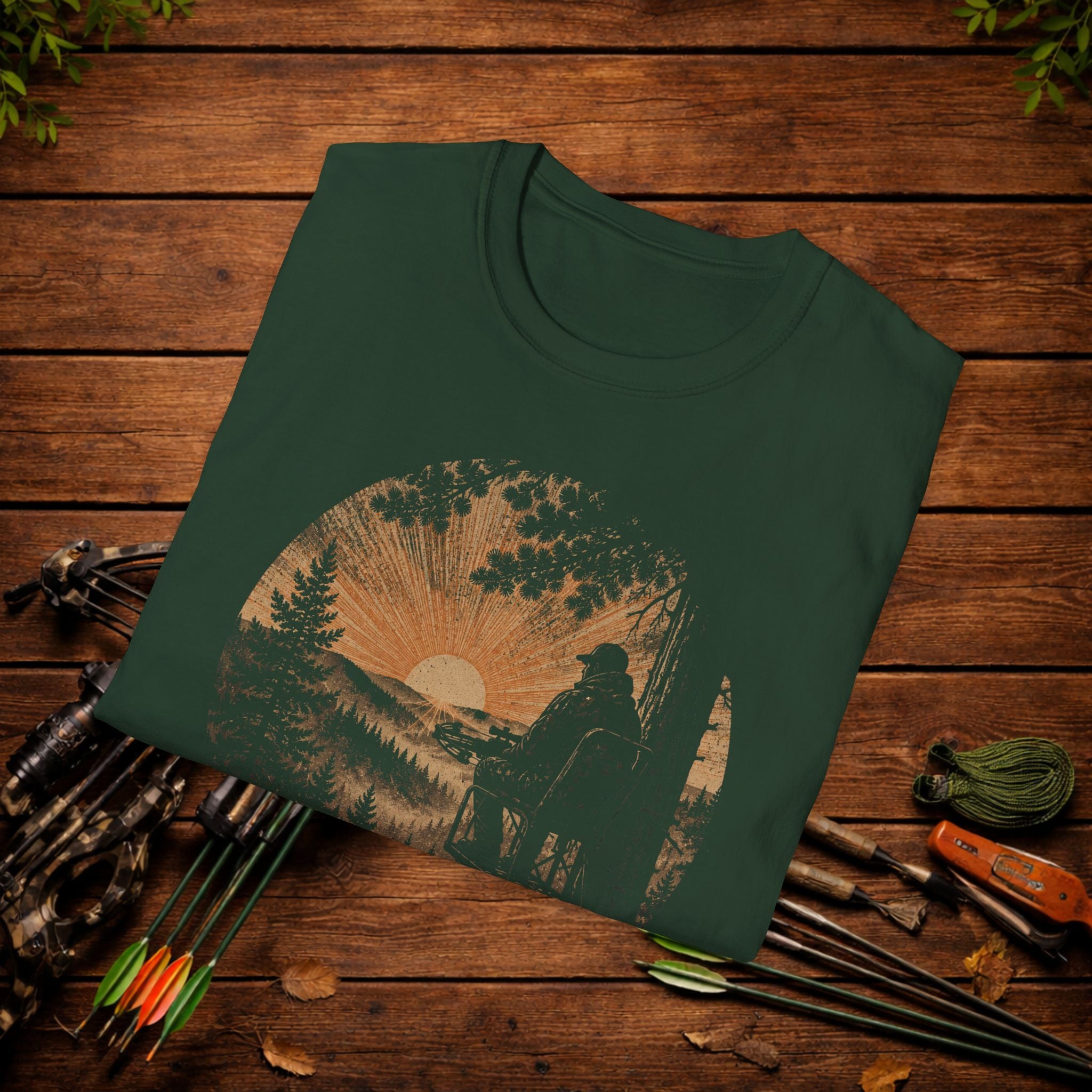 Crossbow & Cold Mornings Hunting T-Shirt