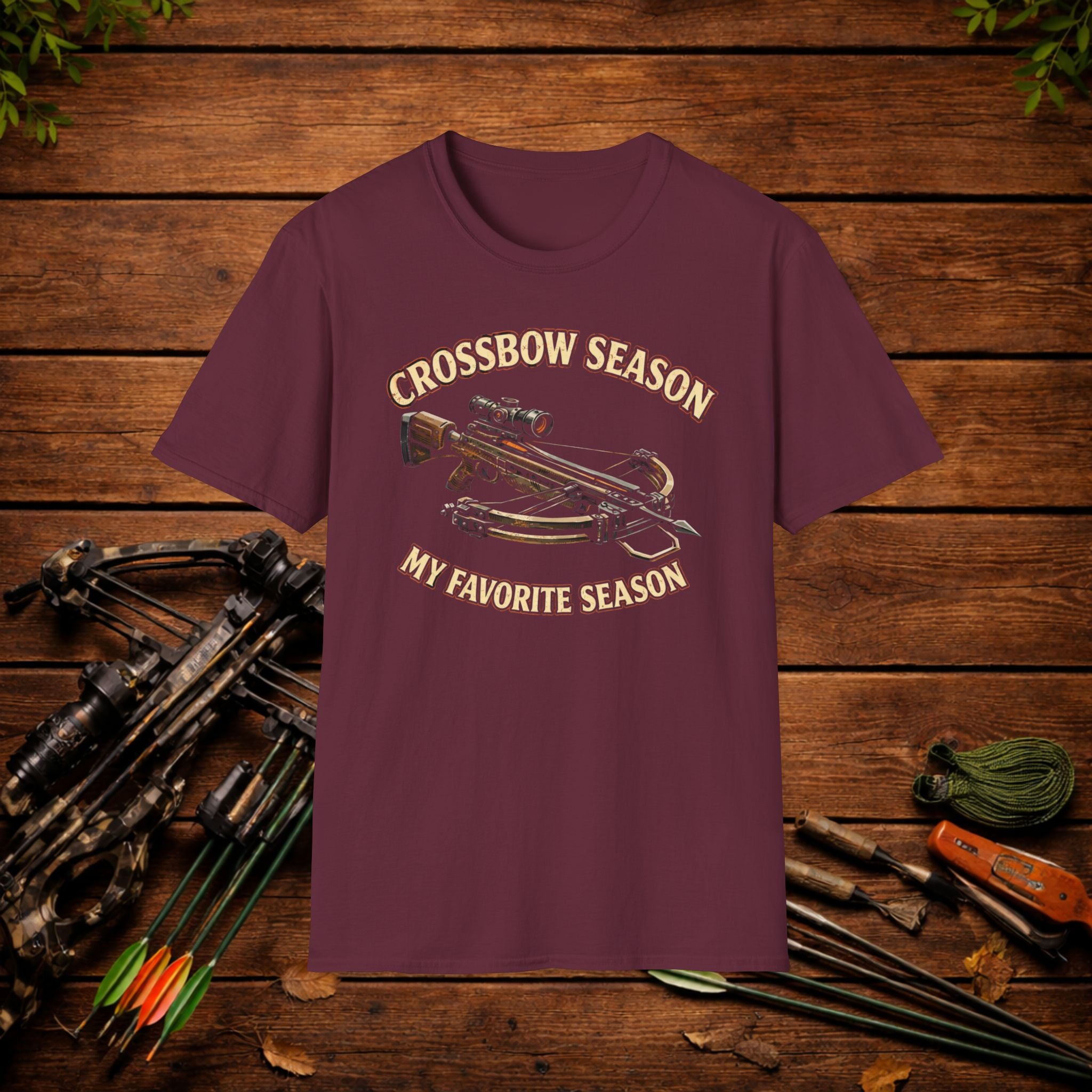 Crossbow Season Shirt – My Favorite Season Hunting Tee – Crossbow Hunter Gift – Deer Hunting Apparel