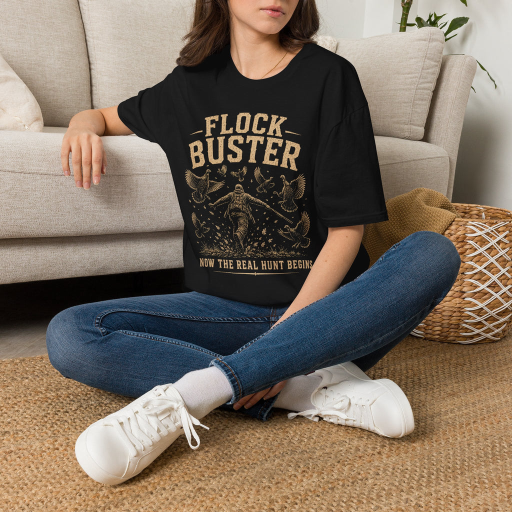 Flock Buster Hunting T-Shirt | Fall Turkey Season Tee | Wild Wonderful Wear