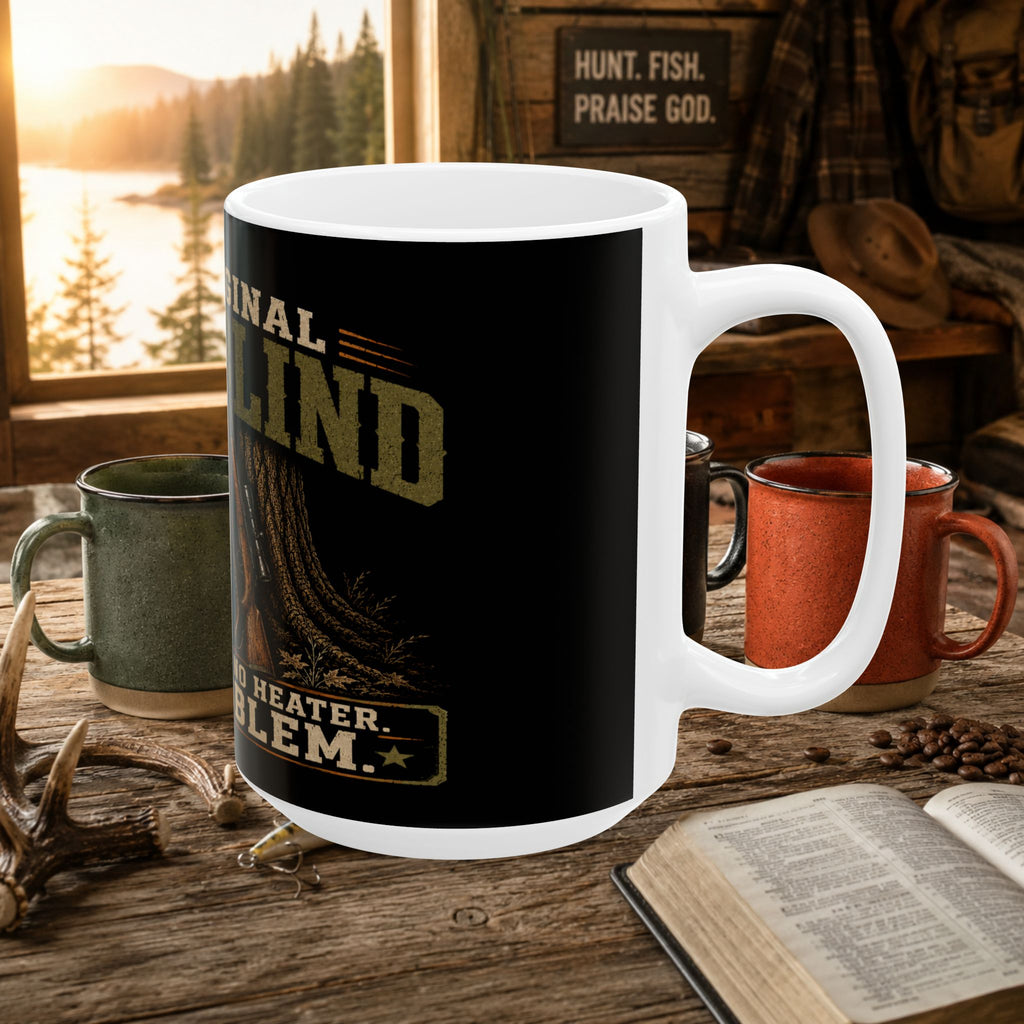 The Original Deer Blind Mug – Hunting Coffee Cup (11oz/15oz)