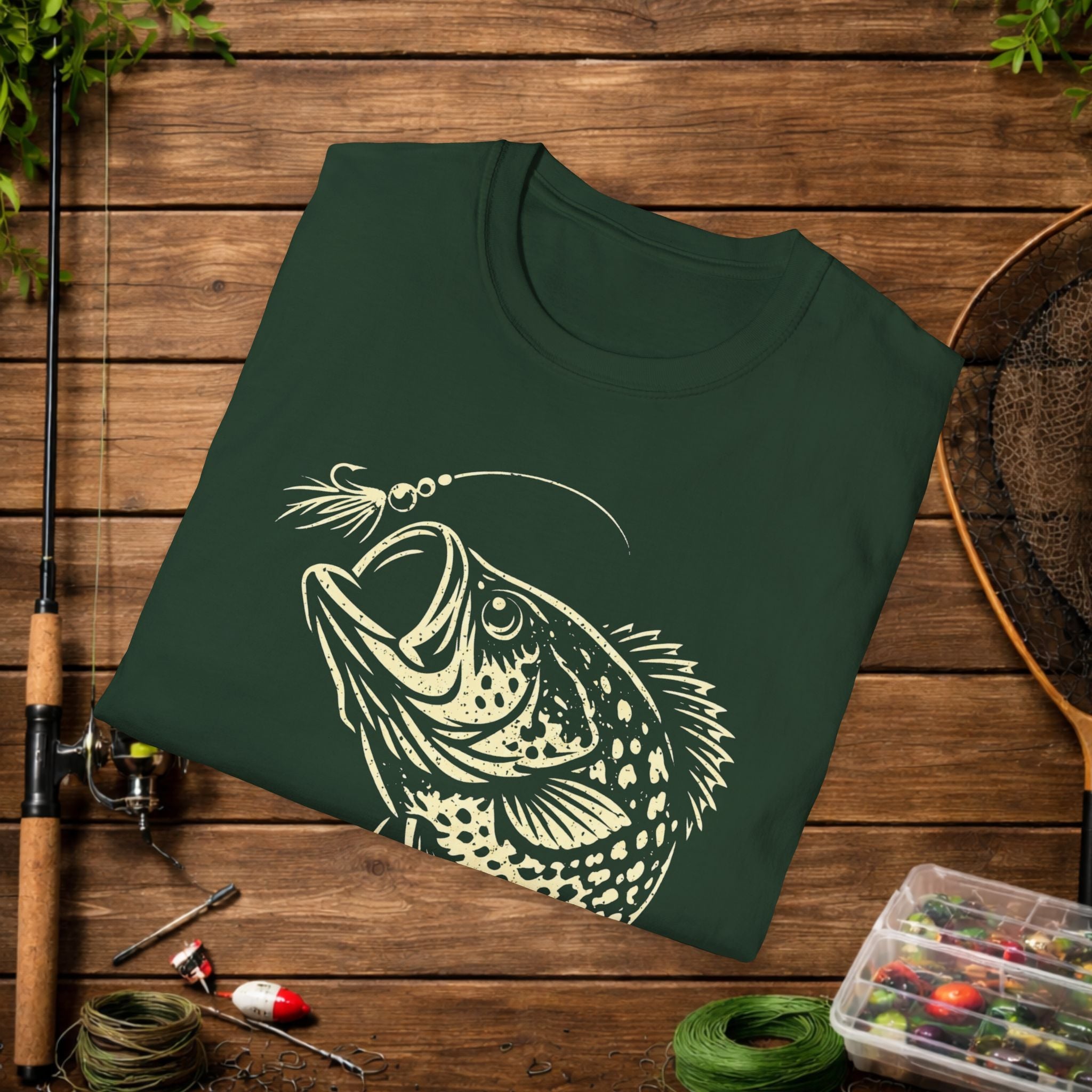 Bream Slayer Shirt – Panfish Assassin Fishing Tee – Stack Slabs Crappie Angler Shirt – Funny Fishing Shirt for Fishermen