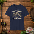 Dirty Hands Clean Soul Shirt – River Rebels Club Tee – Outdoor Fishing Lifestyle Shirt – Rustic Country Apparel