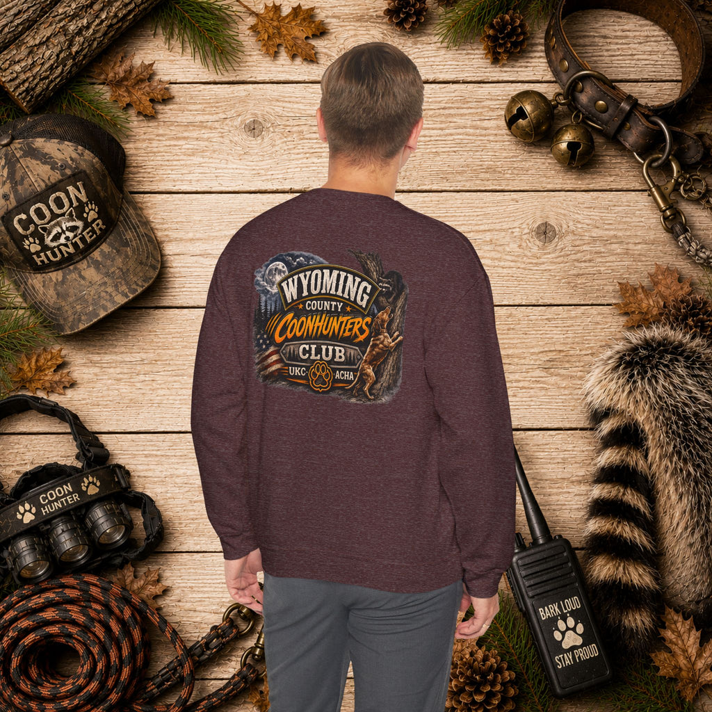 Wyoming Coonhunters Club Crewneck Sweatshirt