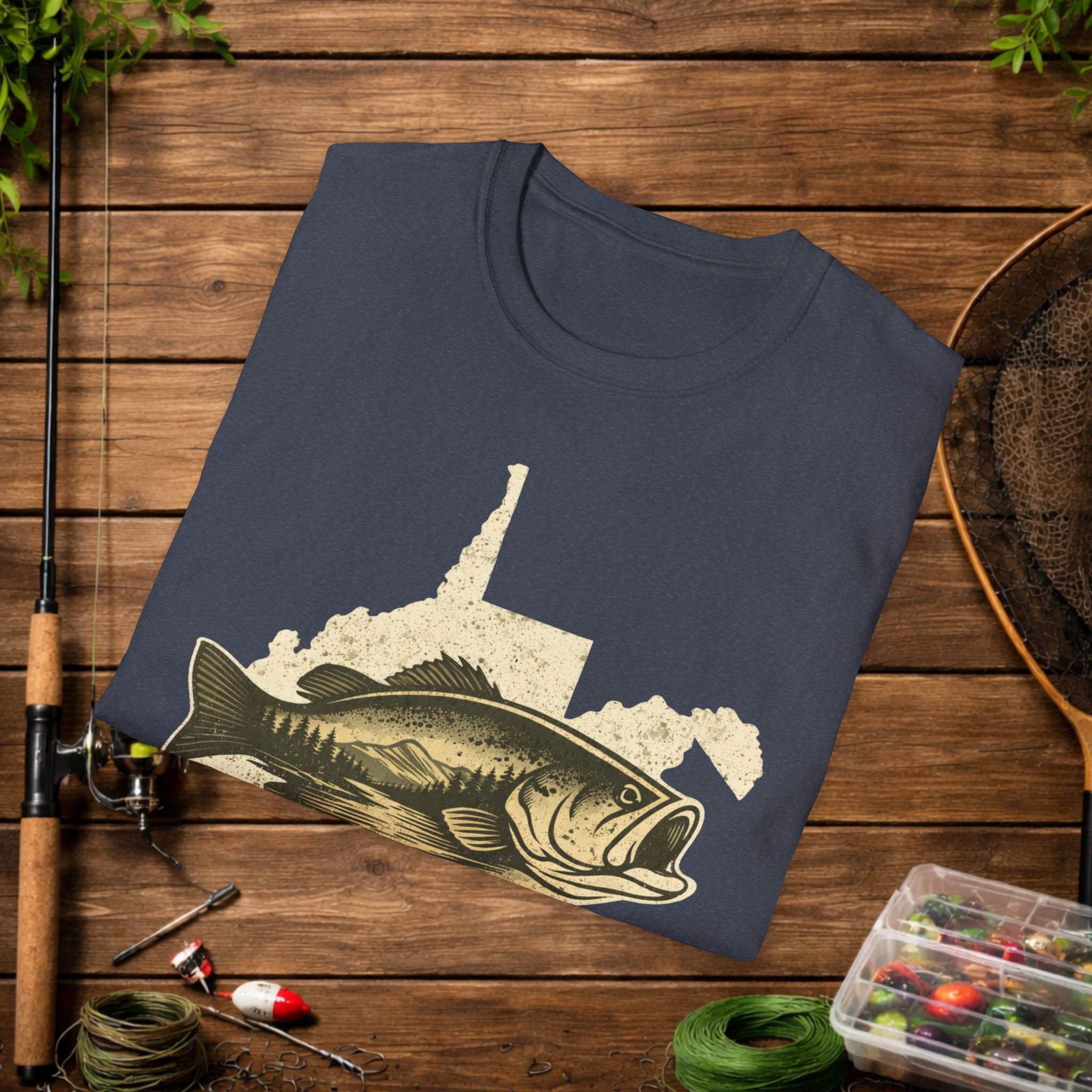 Bass Fishing Shirt Vintage | Largemouth Bass Graphic Tee | Fisherman Gift | Outdoor Fishing Shirt | Angler Apparel | Lake Life Tee