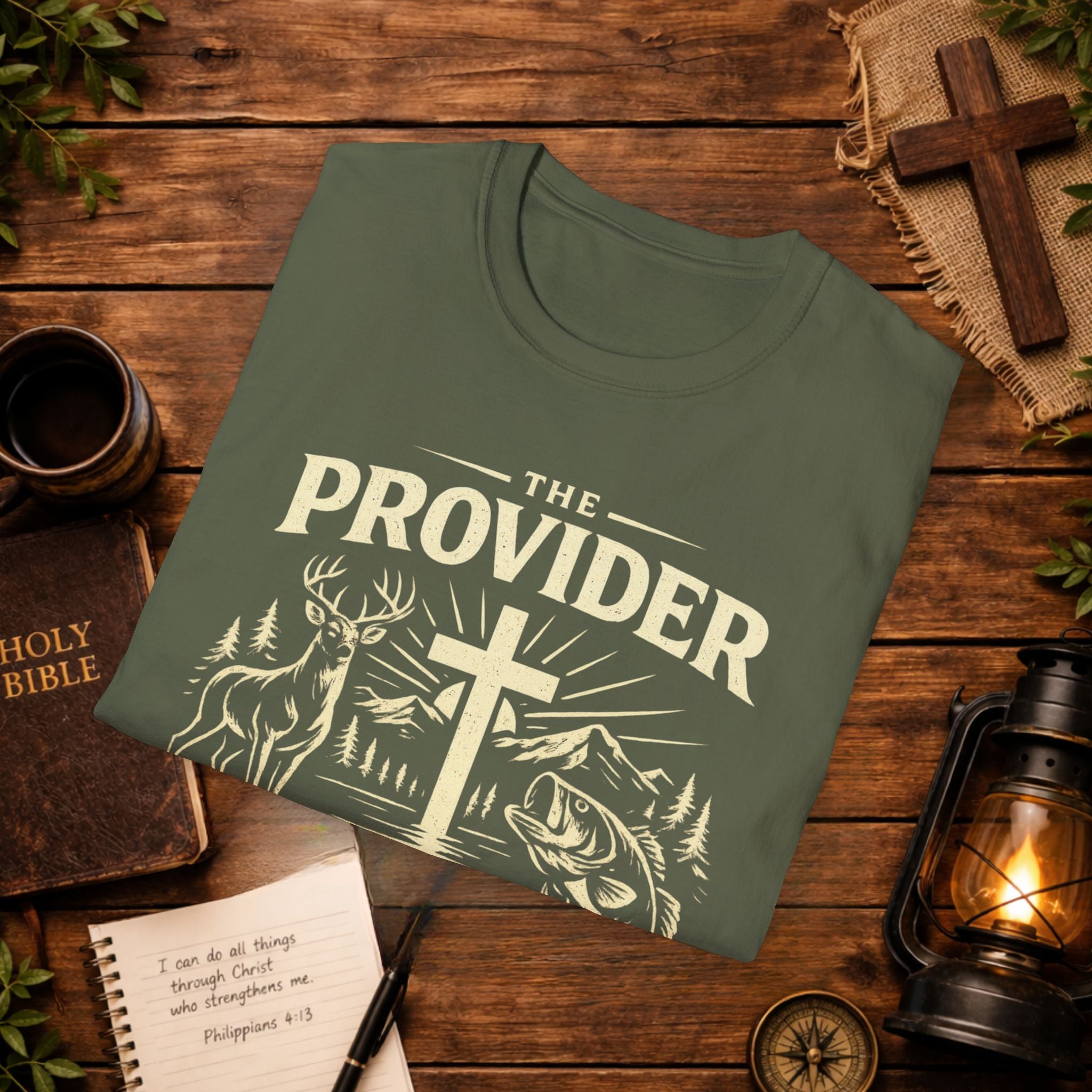 The Provider Cross T-Shirt — Christian Faith Jesus Shirt