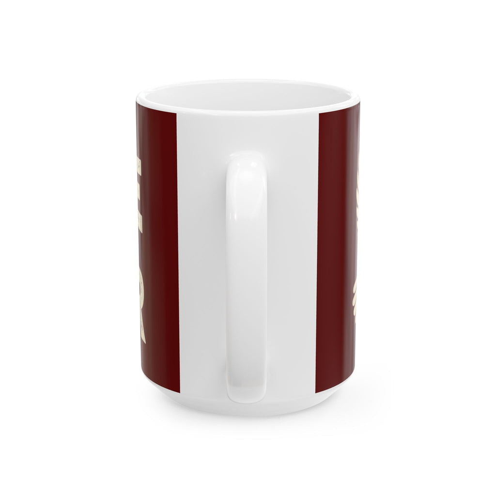 Peace Is My Power Ceramic Mug — Inspirational Dove Coffee Cup (11oz, 15oz)