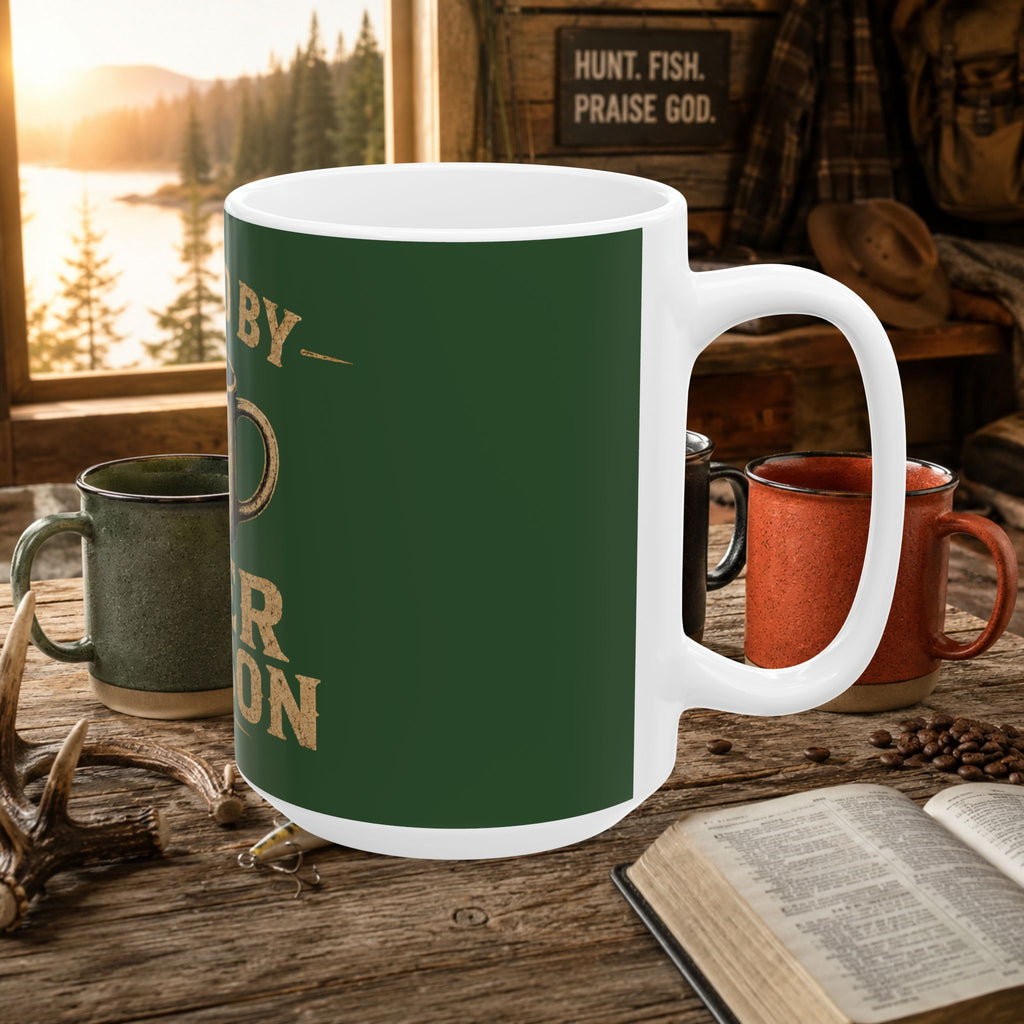 Fueled By Deer Season Ceramic Mug — Hunting Coffee Cup (11oz, 15oz)