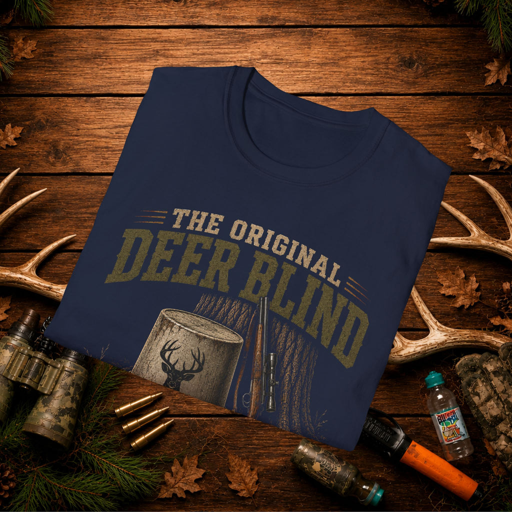 Deer Blind T-Shirt — 'The Original Deer Blind' Hunting Graphic Tee