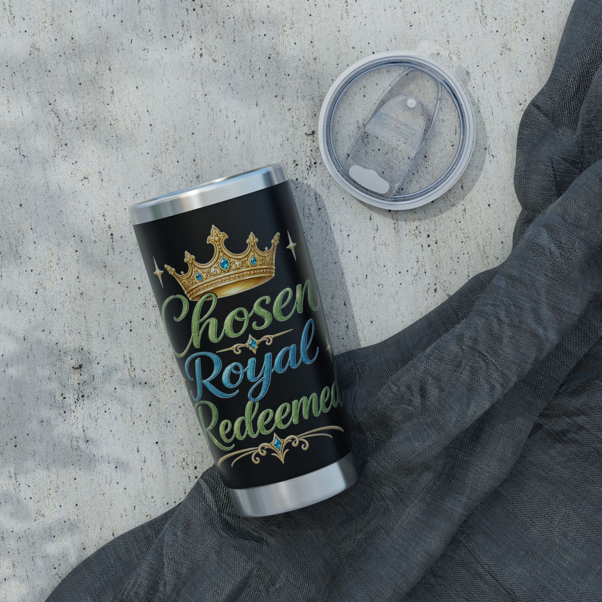 Chosen Royal Redeemer 20oz Tumbler | Inspirational Christian Travel Mug