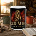 Red Mist Club Mug — Prairie Dog Graphic Ceramic Coffee Cup (11oz, 15oz)