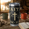 Faith Hunt Fish Vagabond 20oz Tumbler — Religious Hunting & Fishing Insulated Travel Mug