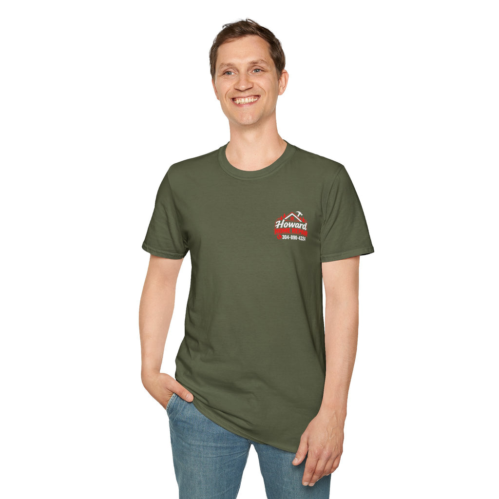 Home Repair T-Shirt — Howard Home Repair Logo & Phone Number