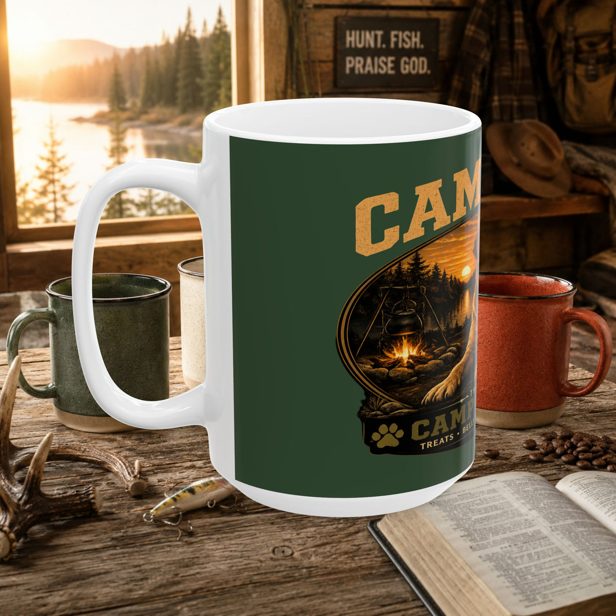 Camp Dog Labrador Coffee Mug – The Original Camp Security, 15oz