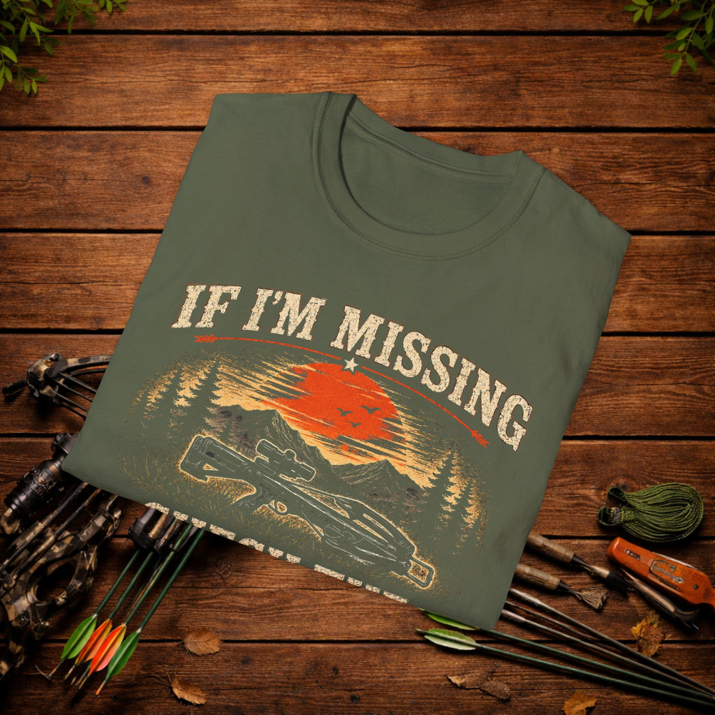 If I’m Missing Check The Woods T-Shirt — Hunting Outdoors Graphic Tee