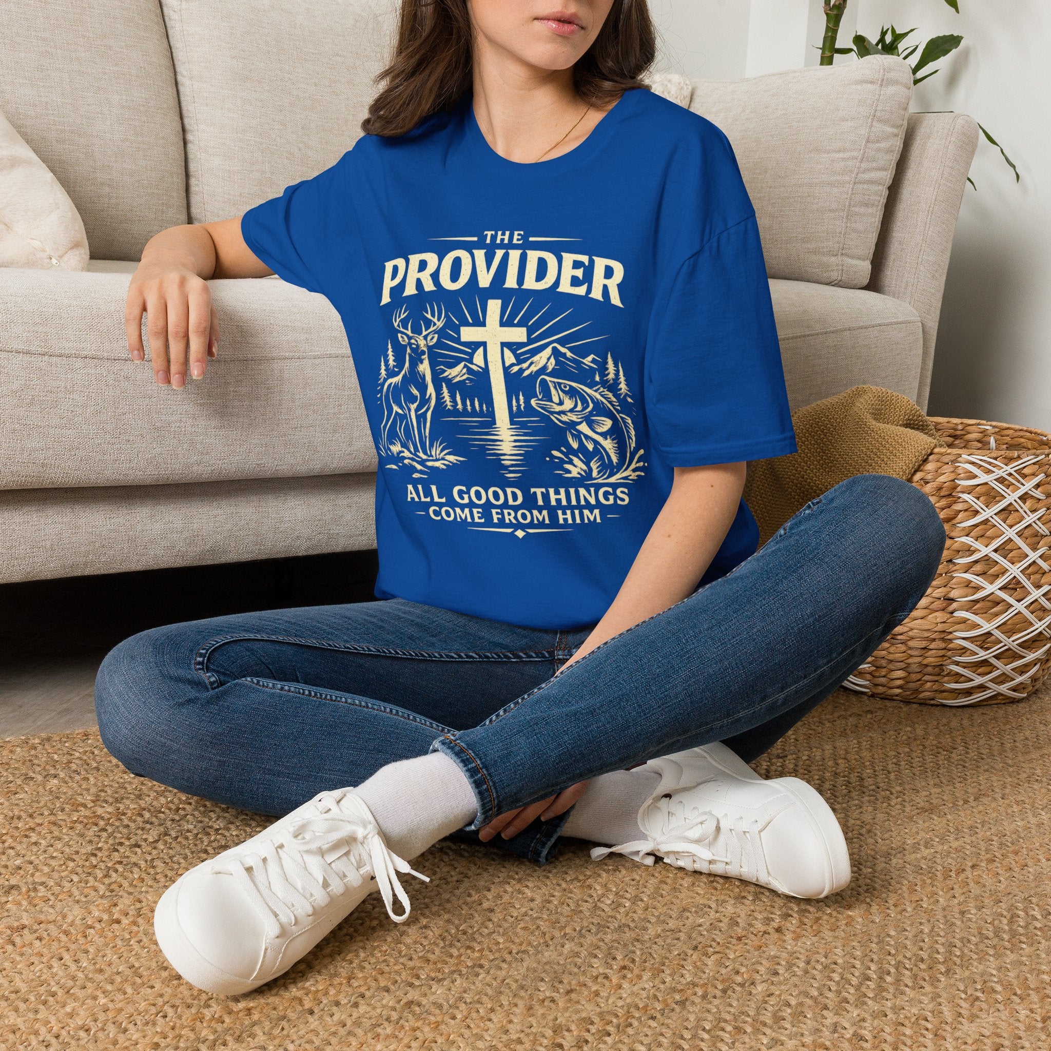 The Provider Cross T-Shirt — Christian Faith Jesus Shirt