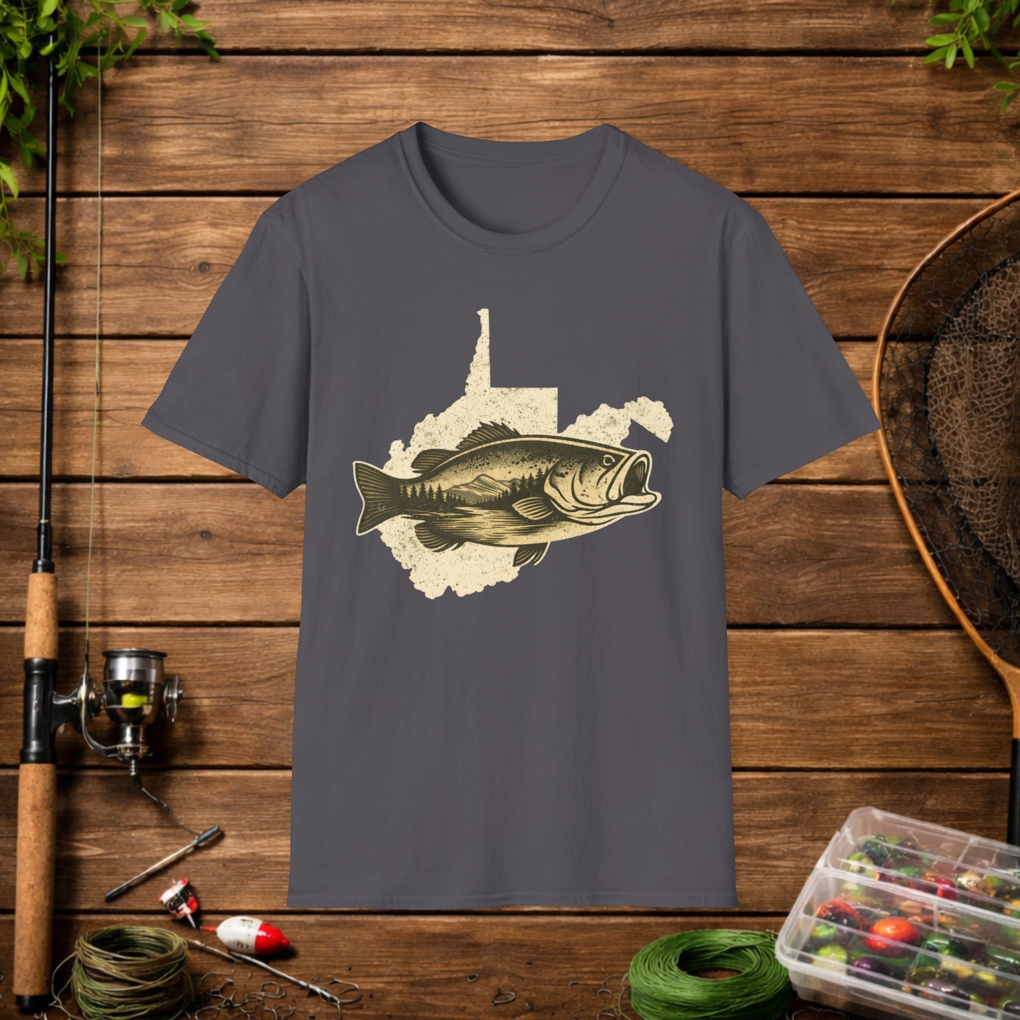 Bass Fishing Shirt Vintage | Largemouth Bass Graphic Tee | Fisherman Gift | Outdoor Fishing Shirt | Angler Apparel | Lake Life Tee