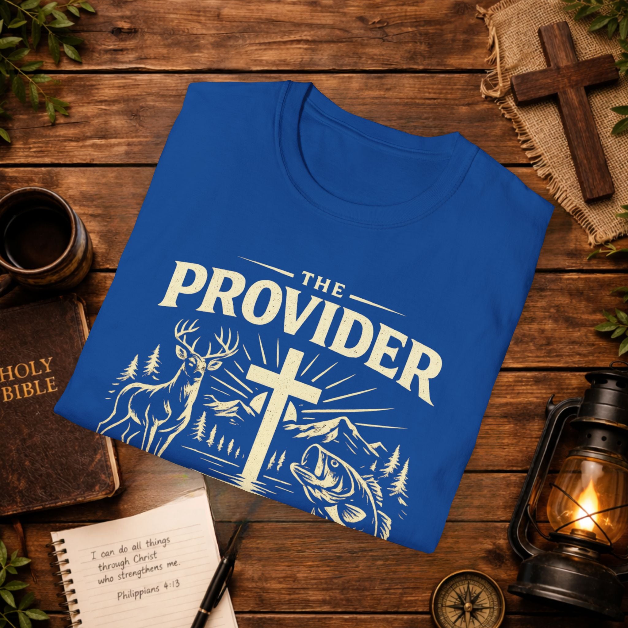 The Provider Cross T-Shirt — Christian Faith Jesus Shirt
